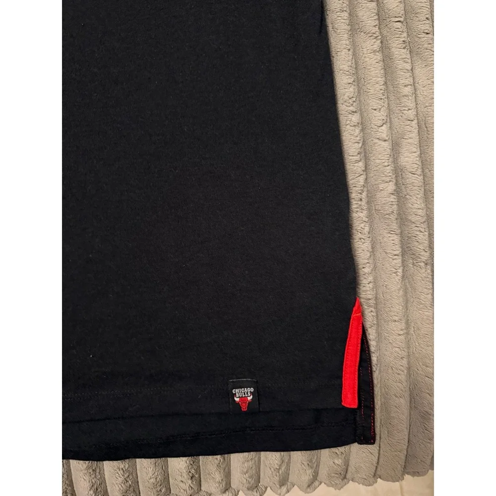 Nike NBA Chicago Bulls Dri-FIT Shooting Shirt Mens Large Black Red